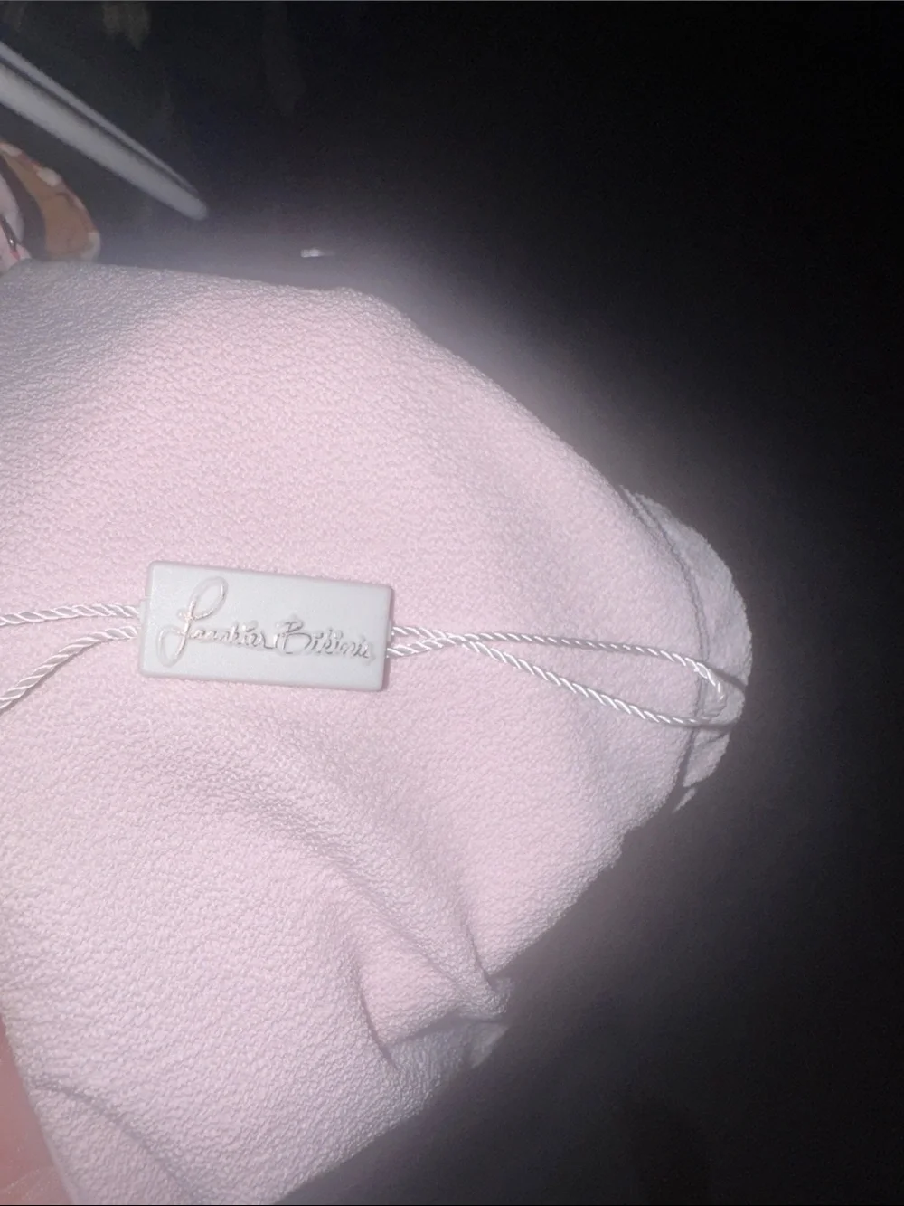 Frankie's Bikinis Light Pink Bikini Top - PERFECT CONDITION NEVER WORN!